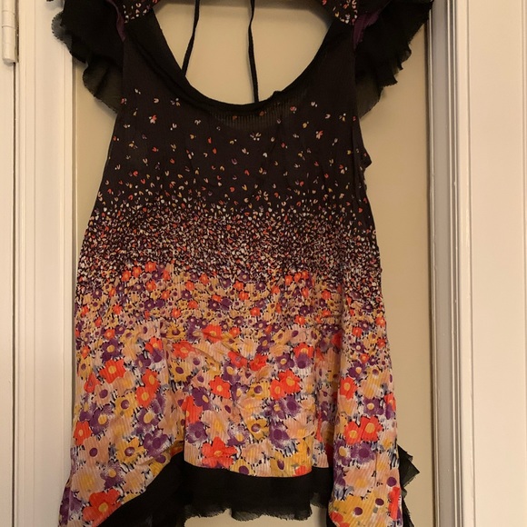 Free People Vintage Boho Top W Sequins and Jewels - Picture 4 of 8